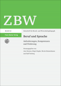 Cover ZBW Beruf und Sprache